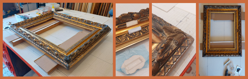 תמונה 2 אזורי התיקון ושחזור חלקים במסגרת