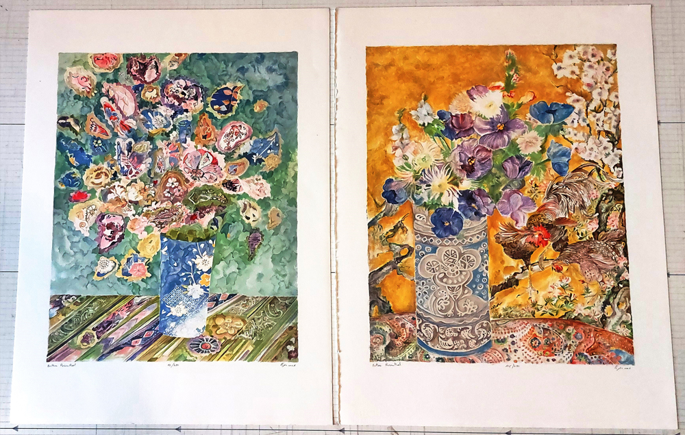 ליטוגרפיות ממוספרות מאת אסתר רוזנטל