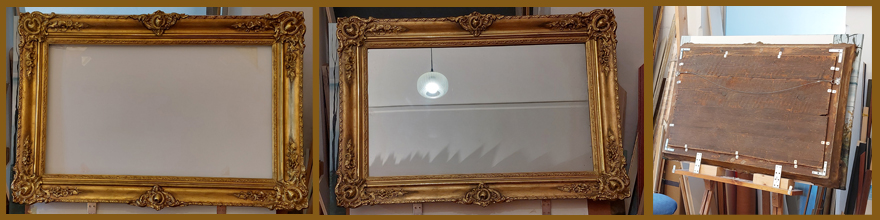 המראה בהדרה לאחר הרכבה